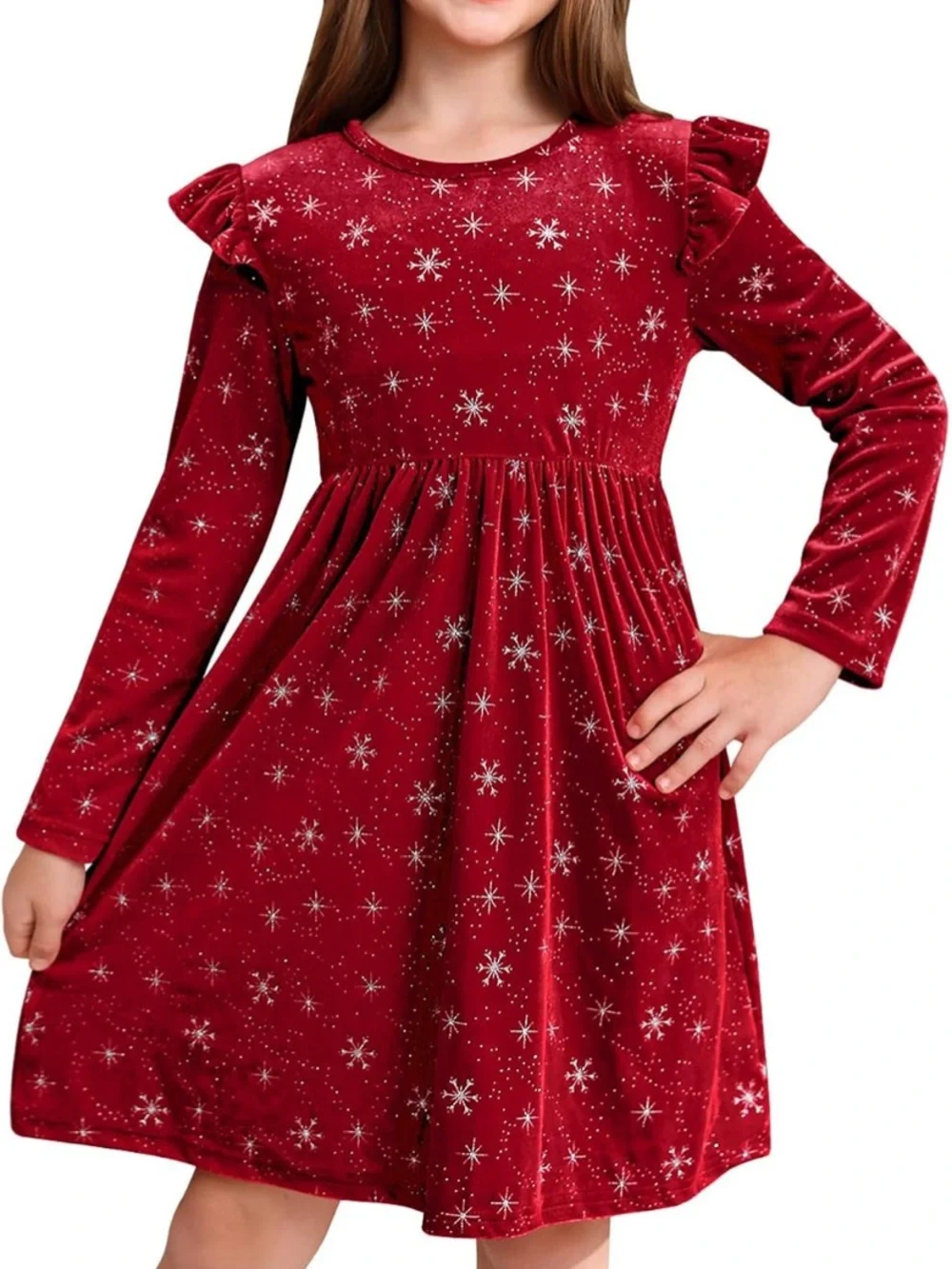 NWT‎ Velvet Snowflake Dress XL L77